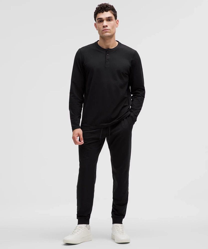 Soft Jersey Long-Sleeve Henley | Men's Long Sleeve Shirts