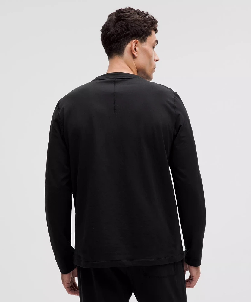 Soft Jersey Long-Sleeve Henley | Men's Long Sleeve Shirts