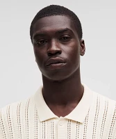 Cotton-Blend Open-Knit Button Up | Men's Down & Dress Shirts