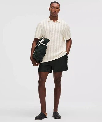 Cotton-Blend Short-Sleeve Polo | Men's Shirts
