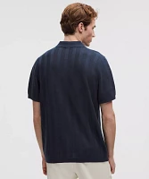 Cotton-Blend Short-Sleeve Polo | Men's Shirts