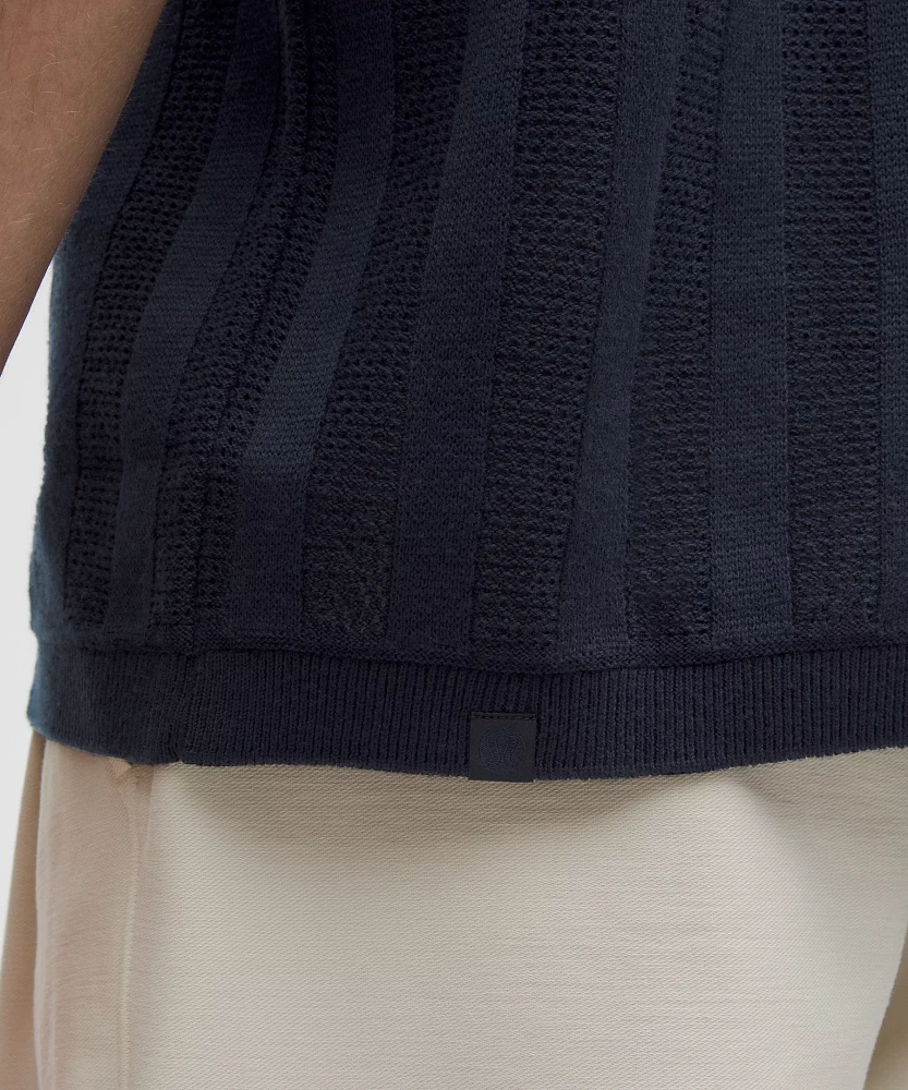 Cotton-Blend Short-Sleeve Polo | Men's Shirts