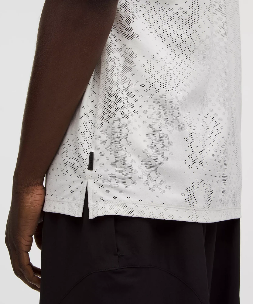 Men's Jacquard-Mesh Short-Sleeve Shirt *SLNSH Collection | Button Down & Dress Shirts