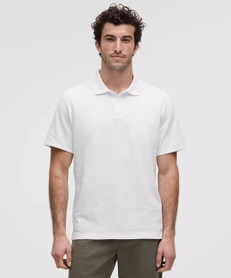 Cotton Pique Short-Sleeve Polo Shirt | Men's Shirts