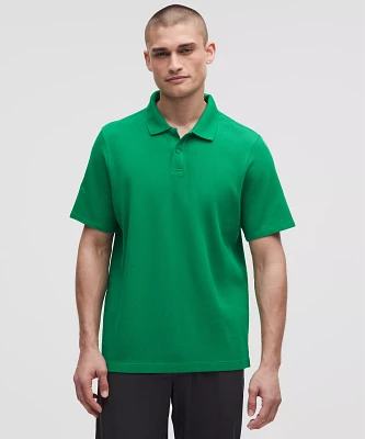 Cotton Pique Short-Sleeve Polo Shirt | Men's Shirts