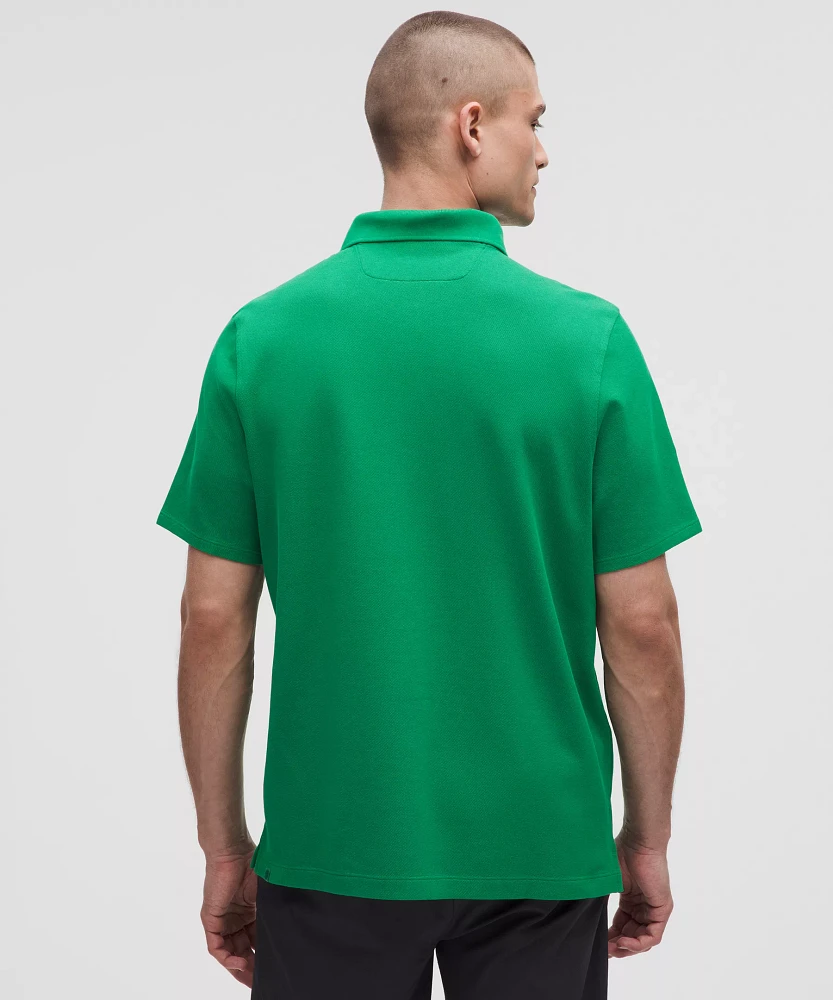 Cotton Pique Short-Sleeve Polo Shirt | Men's Shirts