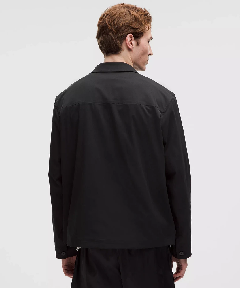Woven Button-Up Overshirt | Men's Hoodies & Sweatshirts