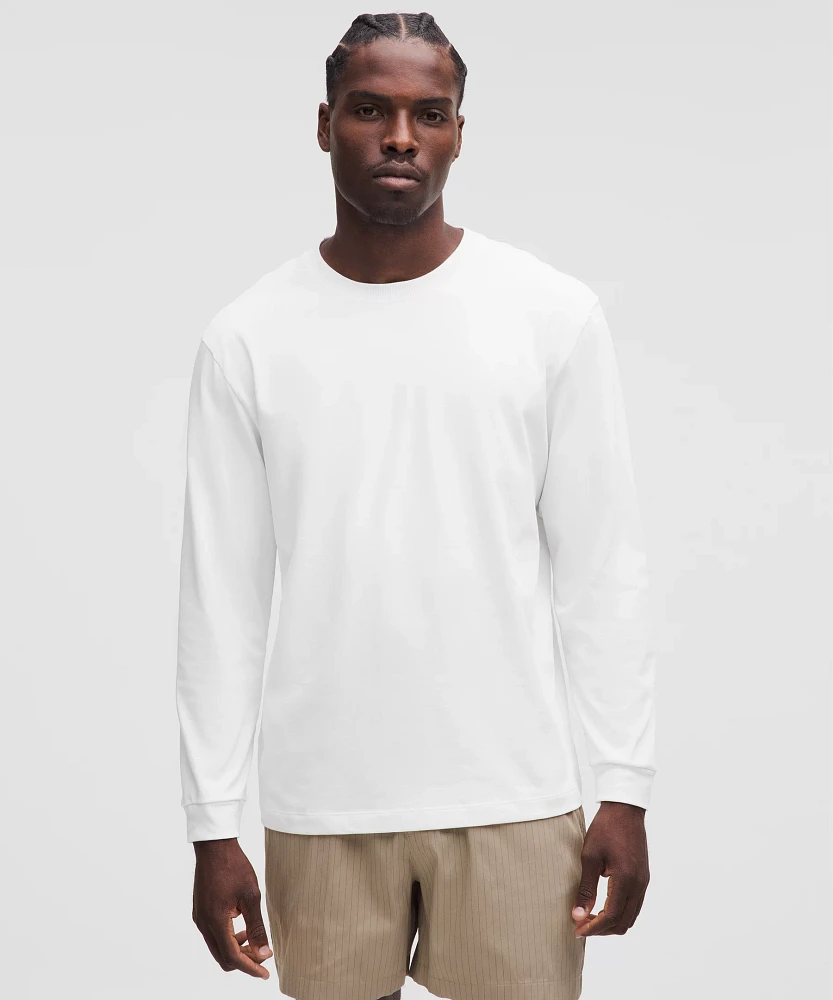 Heavyweight Cotton Jersey Long-Sleeve Shirt | Men's Long Sleeve Shirts