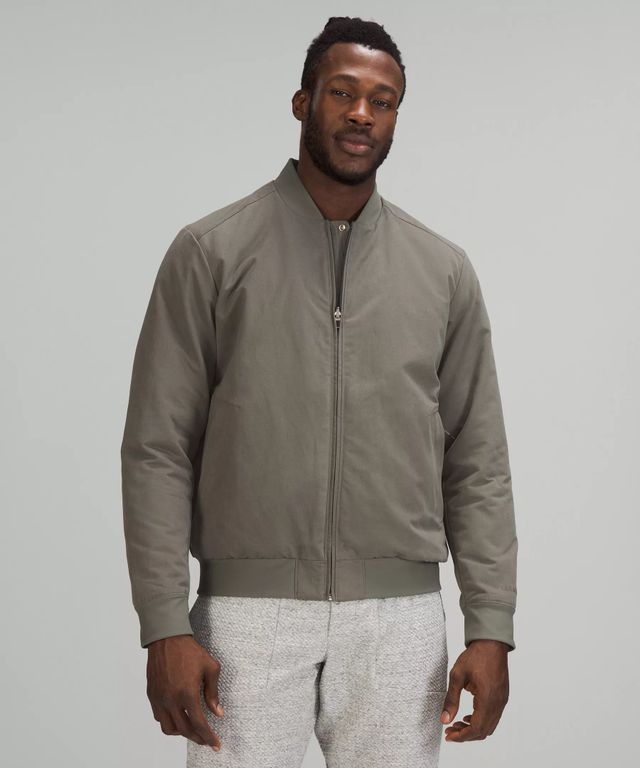 Lululemon lab Metallic Quilted Bomber Jacket, Men's Coats & Jackets