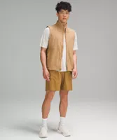Water-Repellent Grid Fleece Hiking Vest | Men's Coats & Jackets
