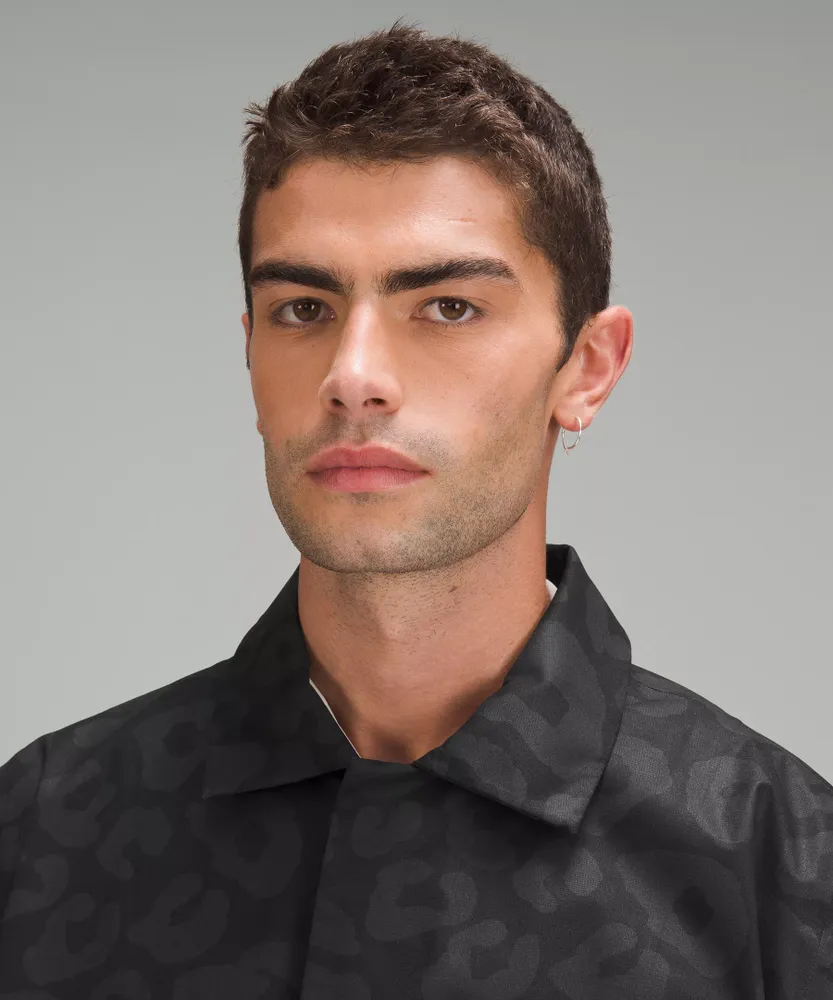 lululemon lab Leopard Print Overcoat | Men's Coats & Jackets