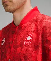 Team Canada Men's Vented Jacquard Bomber Jacket *COC Logo | Coats & Jackets