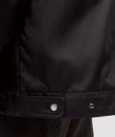 Taffeta Removable-Hood Collared Jacket *SLNSH Collection | Men's Coats & Jackets