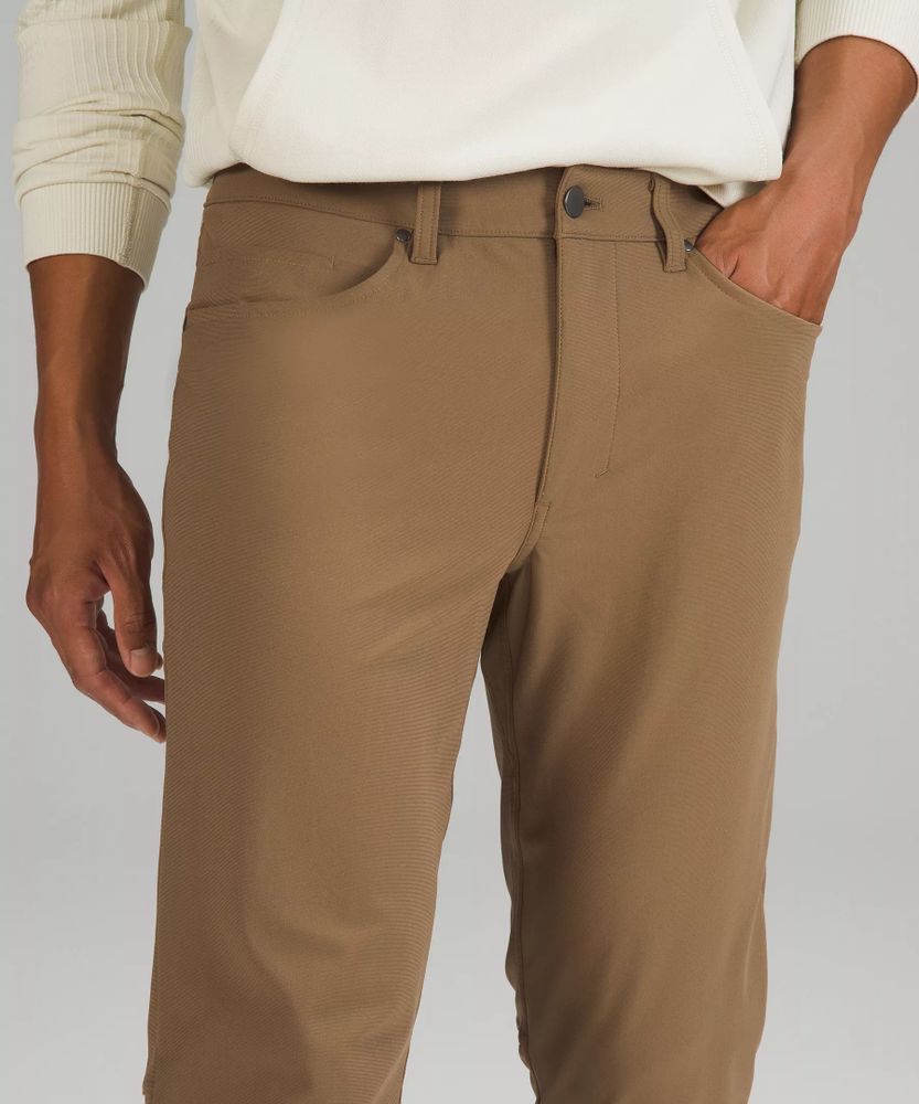 Lululemon athletica ABC Slim-Fit 5 Pocket Pant 34 *Warpstreme, Men's  Trousers