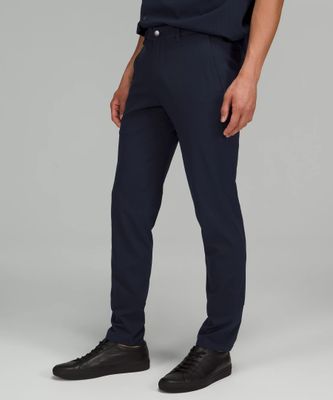 lululemon athletica Commission Slim-fit Pants 34 Warpstreme in Black for  Men