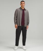 Relaxed-Tapered Smooth Twill Trouser *Cropped | Men's Trousers