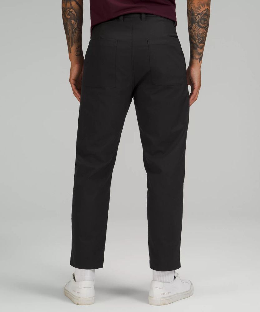 Relaxed-Tapered Twill Trouser *Cropped