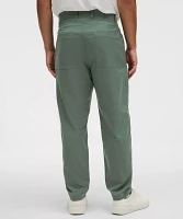 Relaxed-Tapered Smooth Twill Trouser *Cropped | Men's Trousers