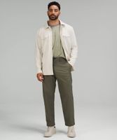 Relaxed-Tapered Smooth Twill Trouser *Cropped | Men's Trousers