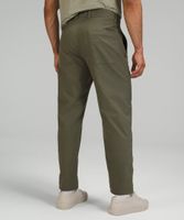 Relaxed-Tapered Smooth Twill Trouser *Cropped | Men's Trousers