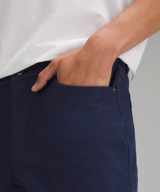 Lululemon Abc Classic-fit Pants 34 Utilitech In True Navy