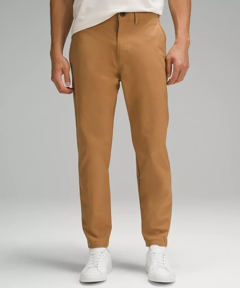 Slim-Tapered Smooth Twill Trouser *Cropped | Men's Trousers