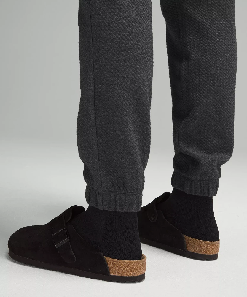 Textured Double-Knit Cotton Jogger *Shorter | Men's Joggers