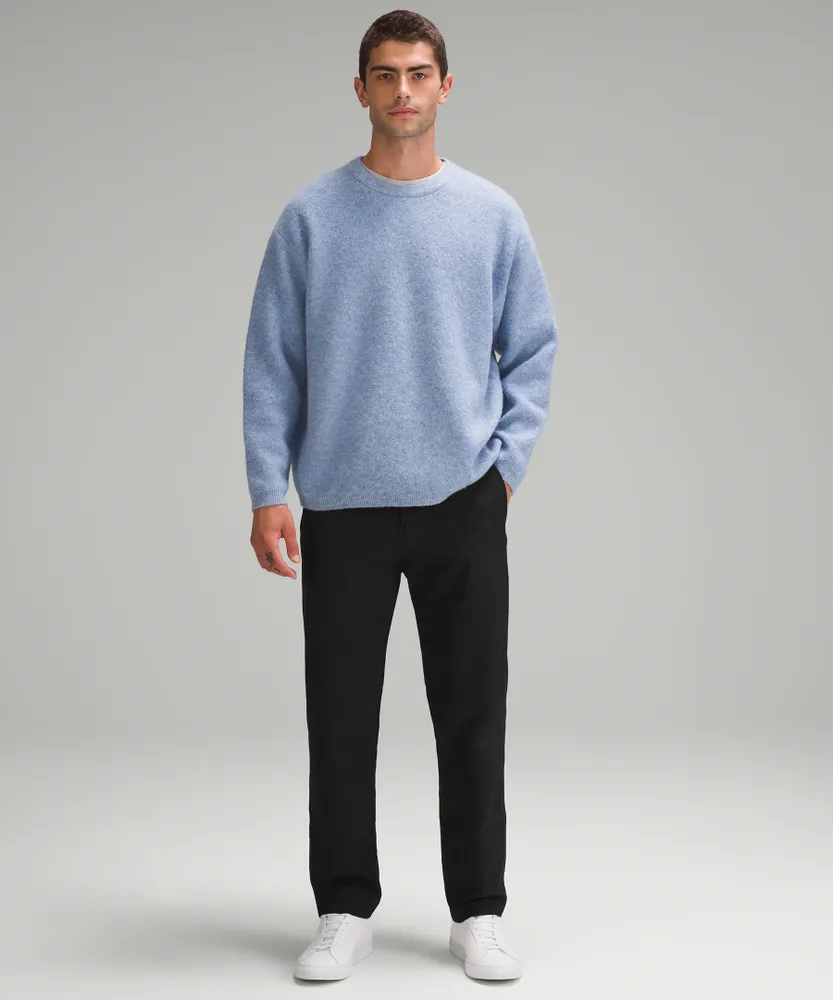 Relaxed-Tapered Twill Trouser