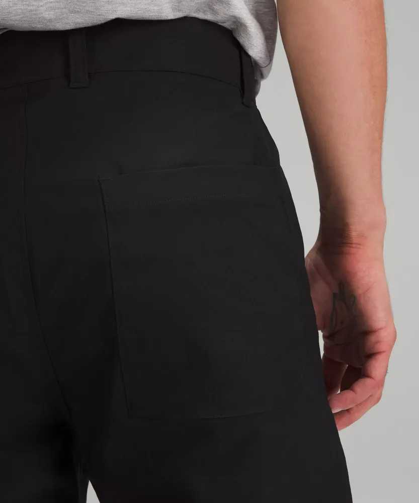 Relaxed-Tapered Smooth Twill Trouser | Men's Trousers