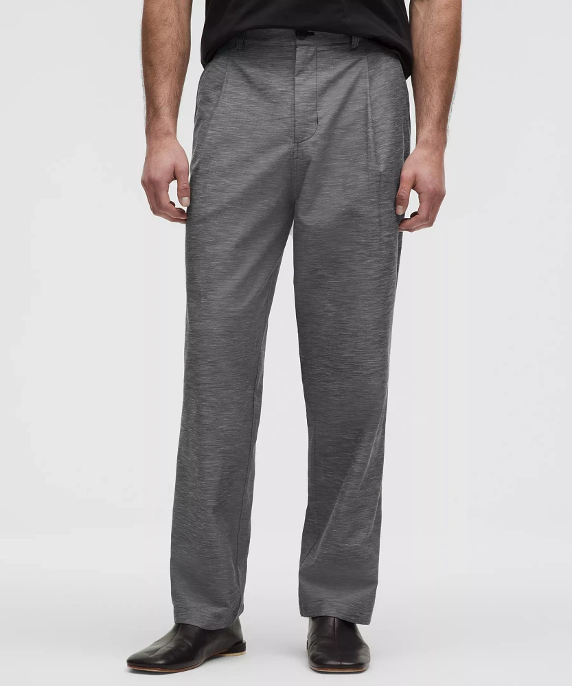 LuluLinen Pleated Trouser *Regular | Men's Trousers