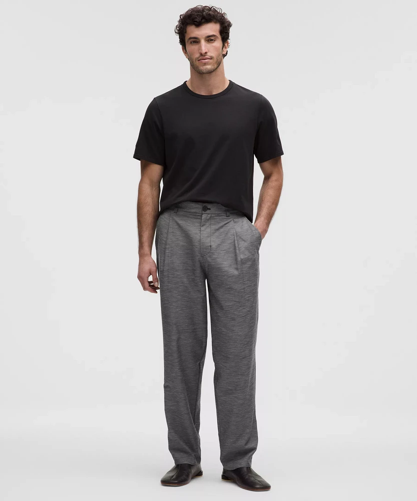 LuluLinen Pleated Trouser *Regular | Men's Trousers