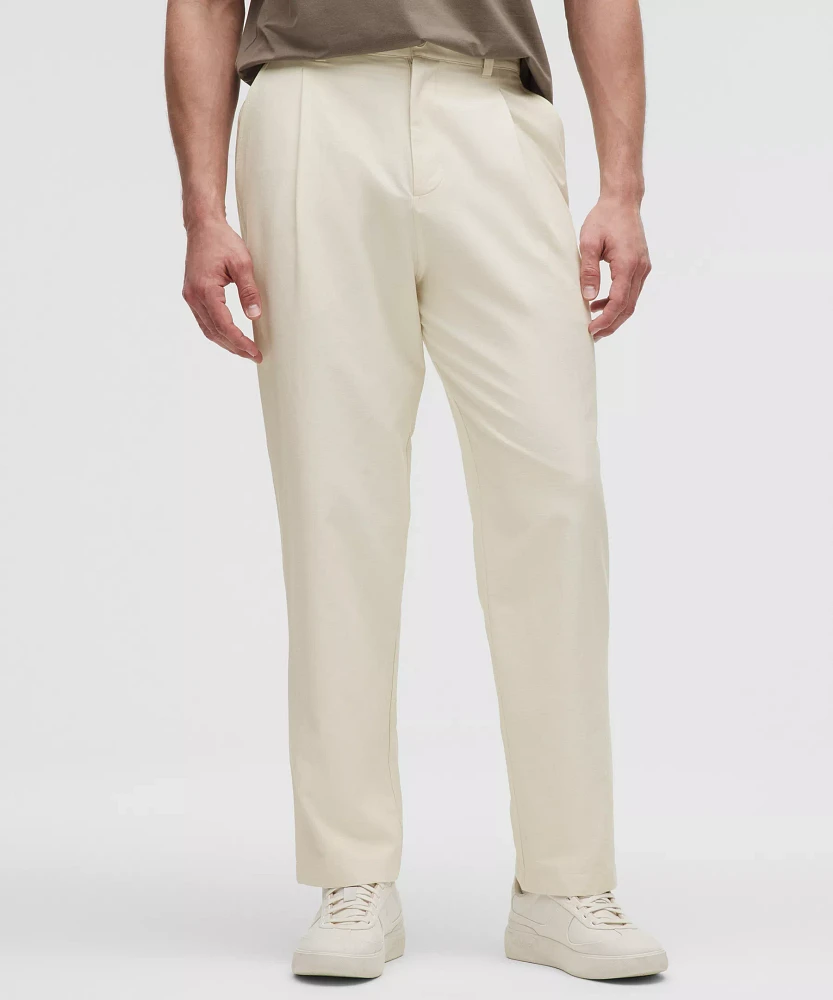 LuluLinen Pleated Trouser *Regular | Men's Trousers