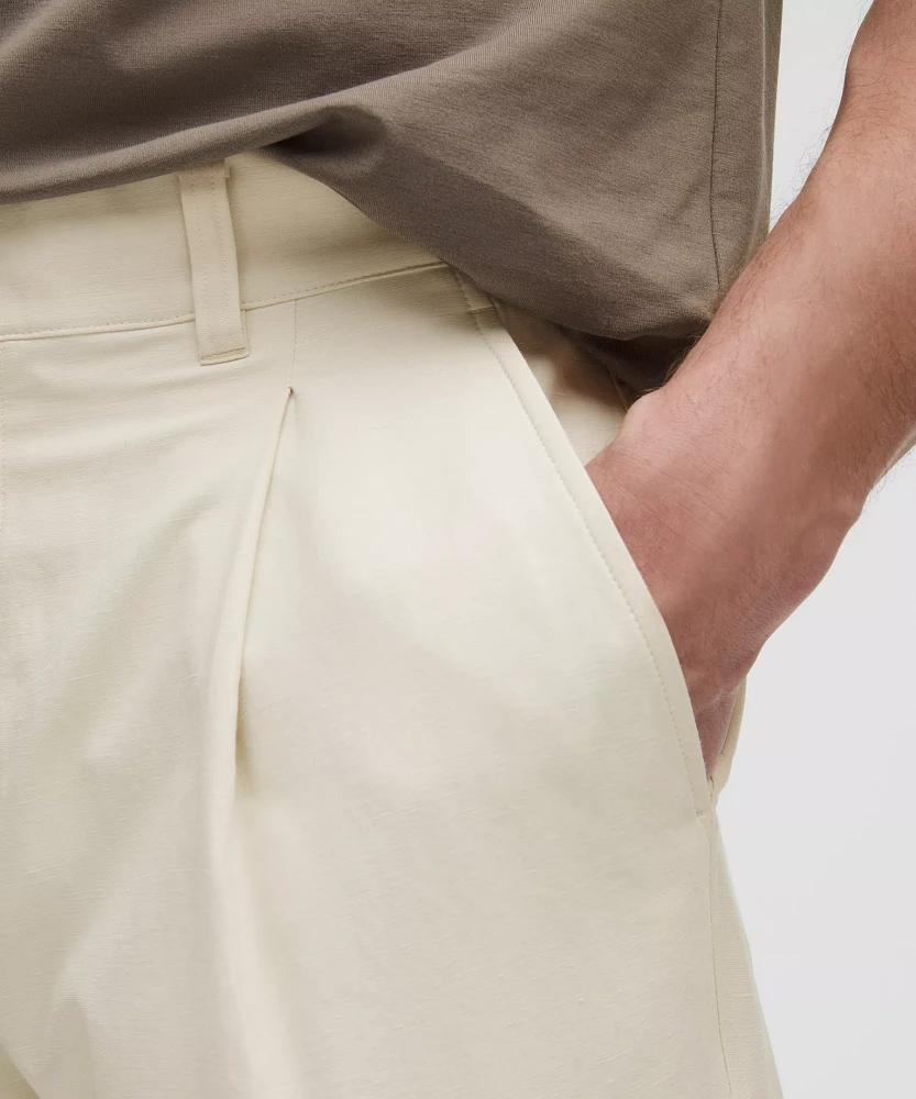 LuluLinen Pleated Trouser *Regular | Men's Trousers