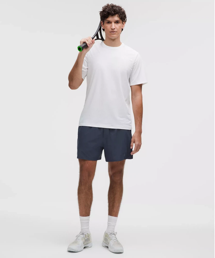 Striped Mesh Tennis Short 5" | Men's Shorts