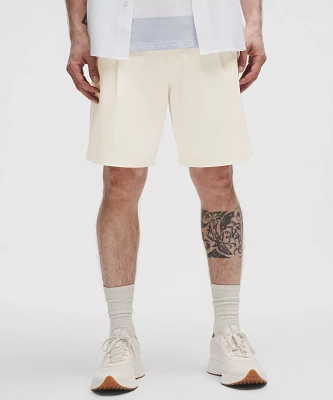 Woven Relaxed-Fit Pleated Short 8" | Men's Shorts