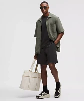 Woven Pintuck Pull-On Short 8" | Men's Shorts