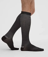 Men's MicroPillow Compression Knee-High Running Socks *Light Cushioning |