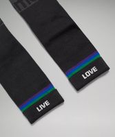 Men's Daily Stride Crew Sock Stripe lululemon *Wordmark | Socks