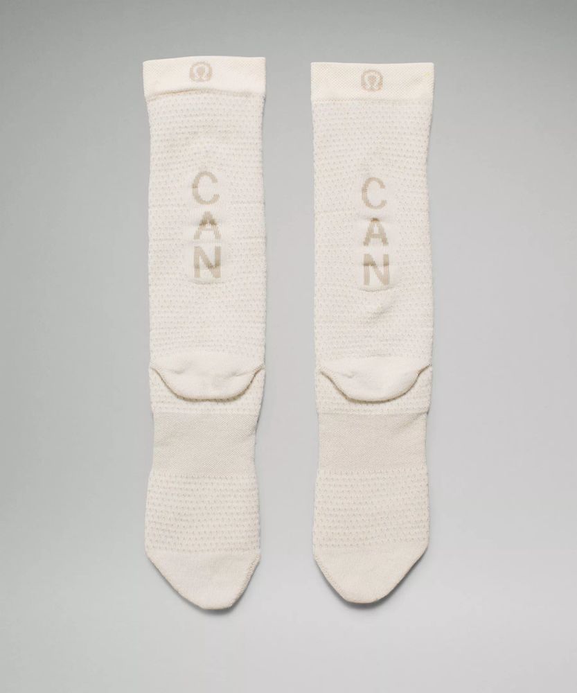 Team Canada Men's Daily Stride Boot Crew Sock Warm *COC Logo | Socks