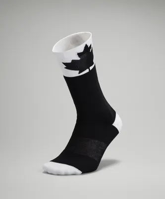 Team Canada Men's Daily Stride Boot Crew Sock Maple Warm *COC Logo | Socks