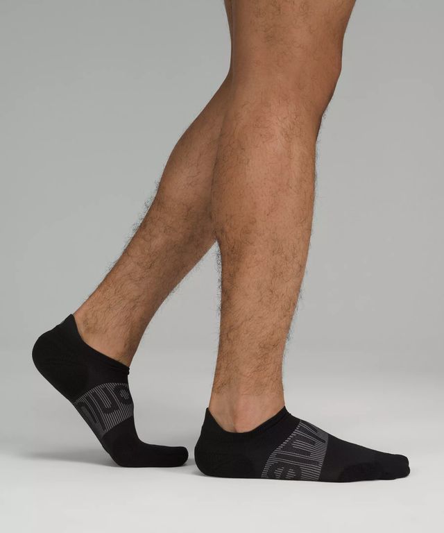 Lululemon athletica Men's Power Stride No-Show Socks with Active Grip *5  Pack