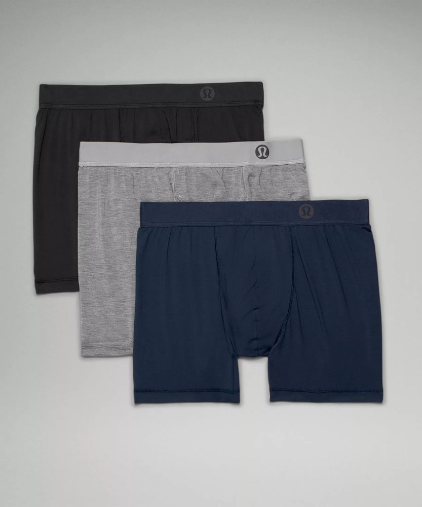Lululemon athletica Always Motion Boxer with Fly 5 *3 Pack, Men's  Underwear