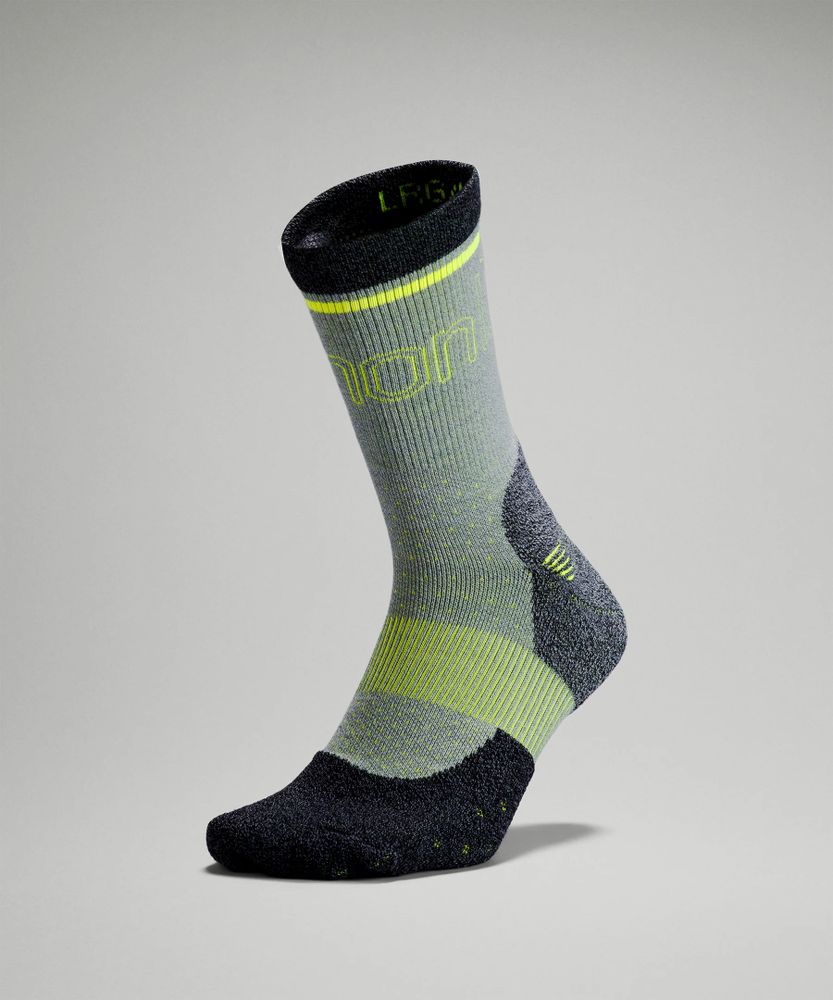 Lululemon athletica Men's Power Stride Hiking Crew Sock, Socks