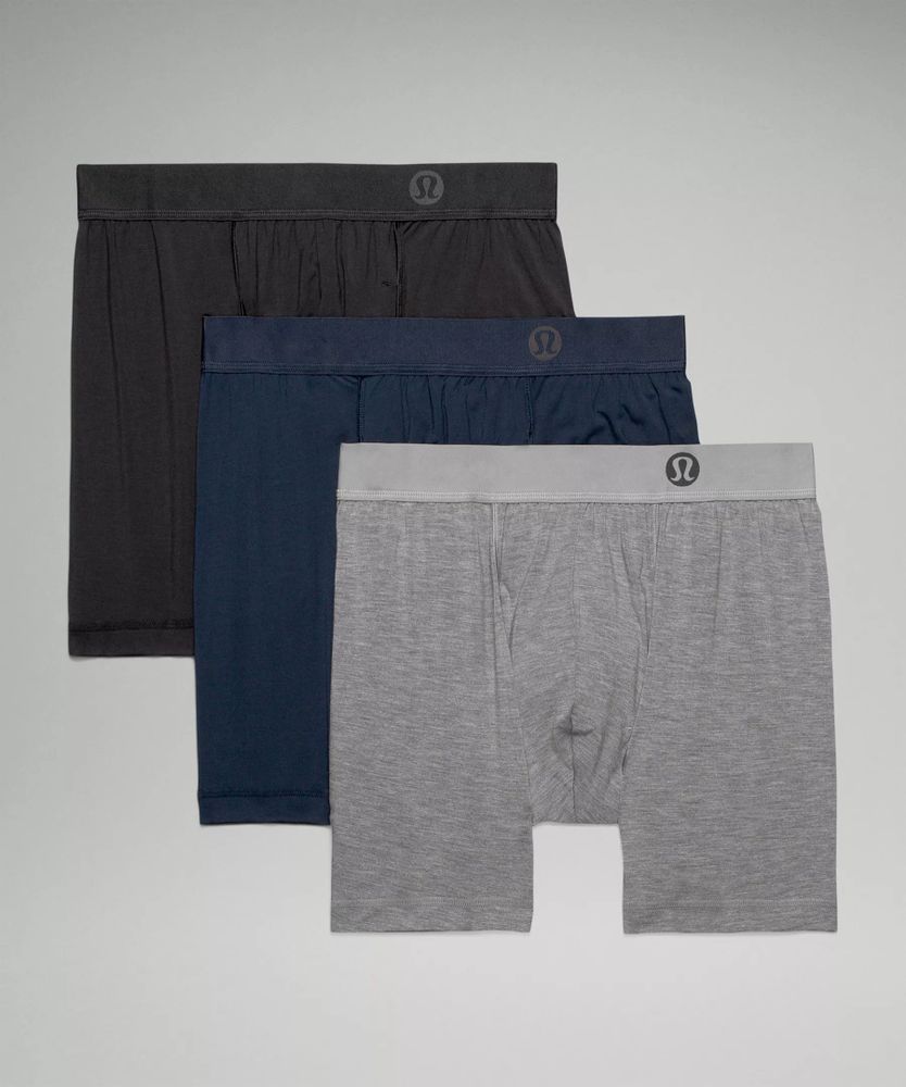 Lululemon athletica Always Motion Boxer with Fly 5 *3 Pack, Men's  Underwear