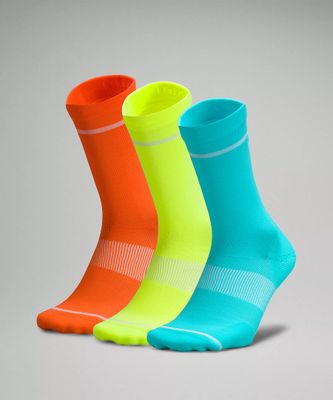 Power Stride Crew Sock 3 Pack *Stripe | Men's Socks