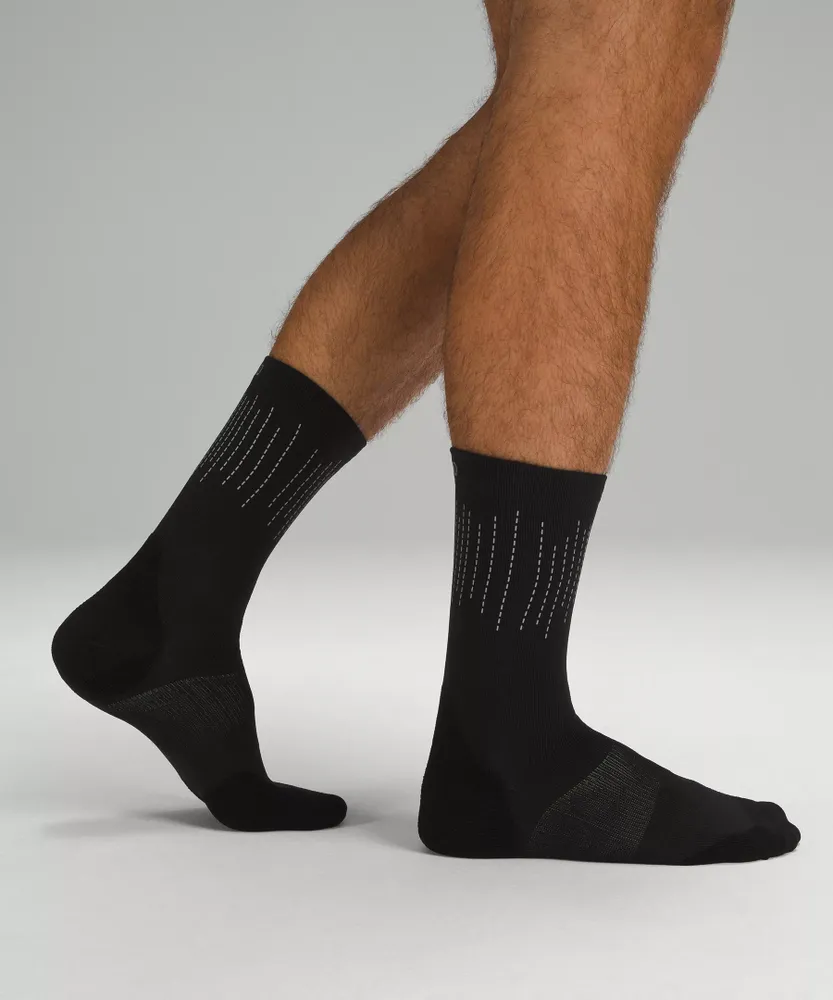 LULULEMON Three-Pack Power Stride Stretch-Knit Socks for Men