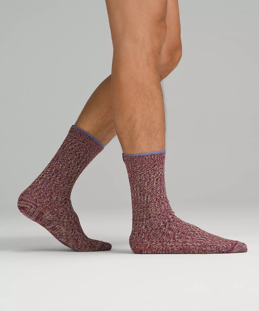 Men's Crew-Length Ragg Socks |