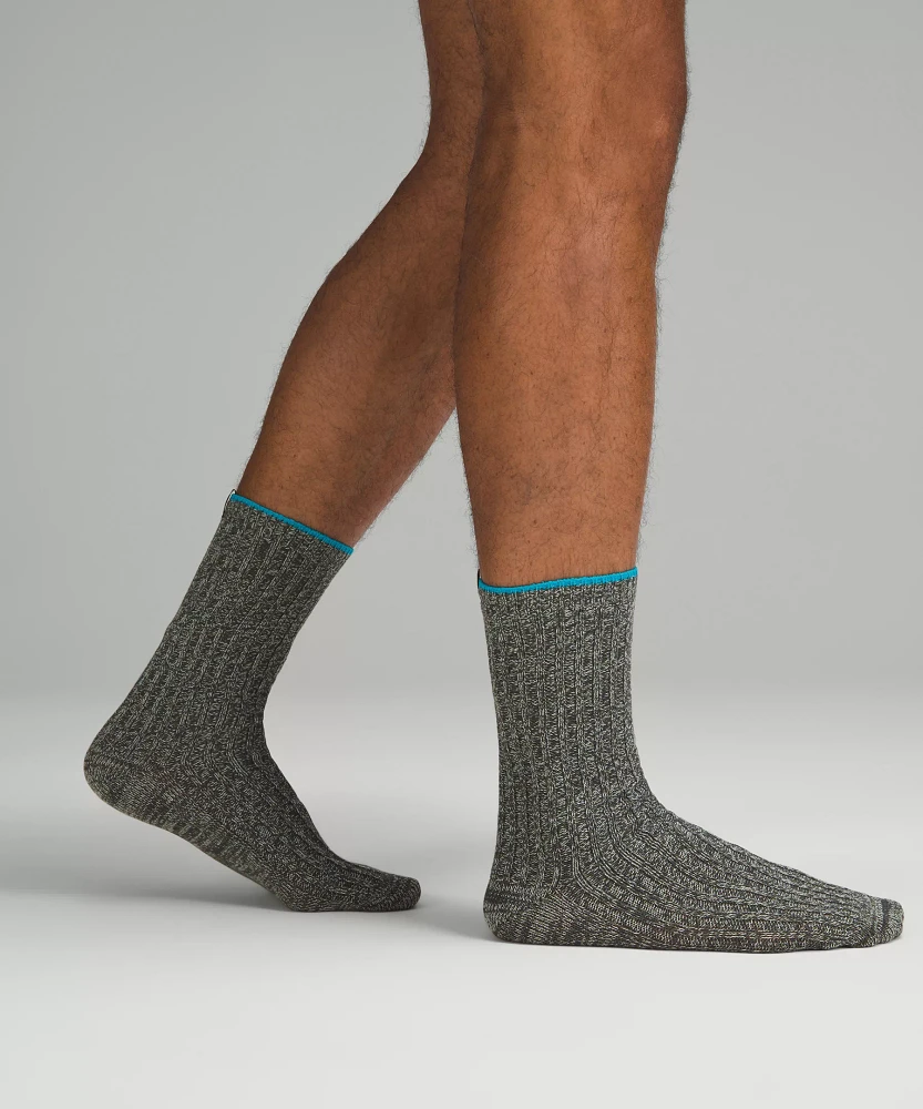 Men's Crew-Length Ragg Socks |