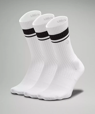 Men's Daily Stride Ribbed Comfort Crew Socks *3 Pack |