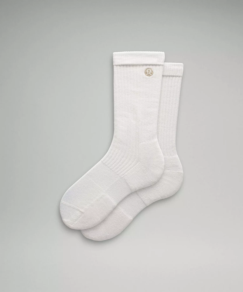 Men's Daily Stride Ribbed Comfort Crew Socks |